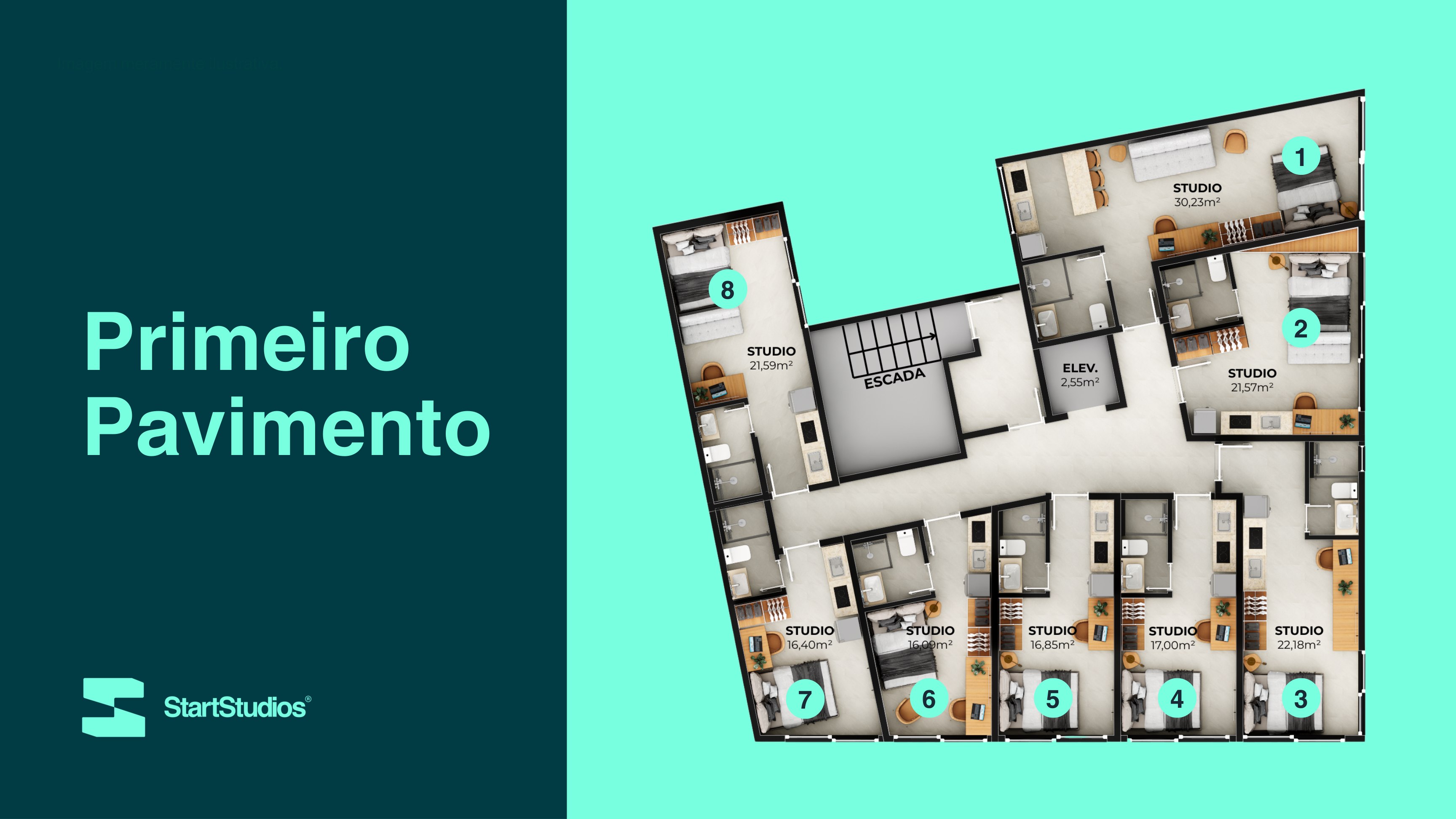 StartStudios Erondina Brüggemann — Planta de pavimento